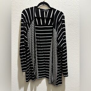 Lane Bryant Monochrome Striped Knit